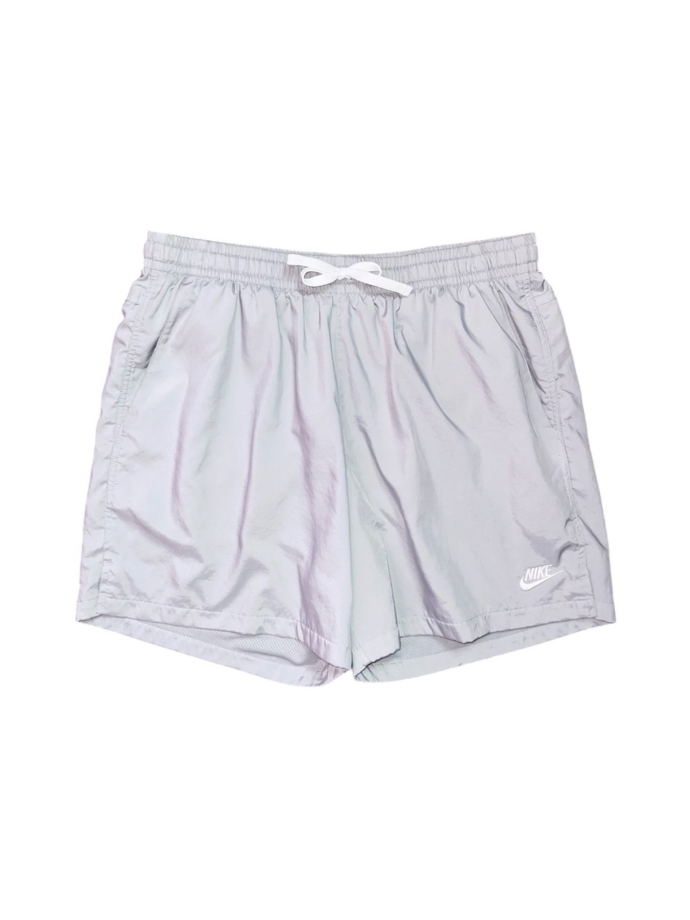 Nike Club Woven Flow Shorts Men's XL 6" Light Grey